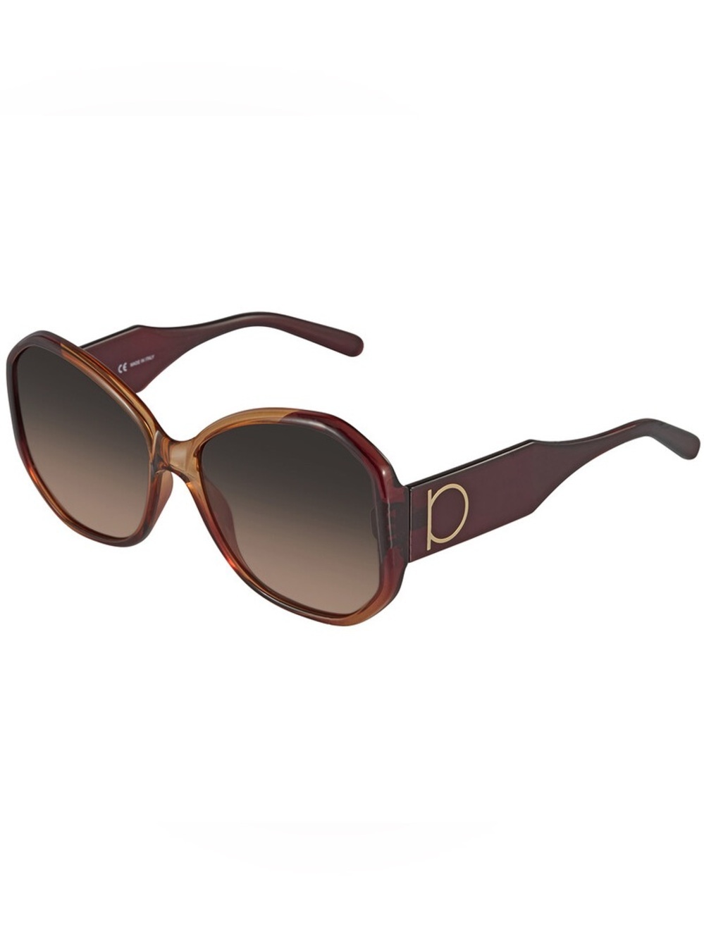 NWT Ferragamo Butterfly Tortoise Sunglasses with Case